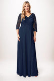 A-Line Maxi Chiffon Mother Dress CM0259 - COCOMELODY