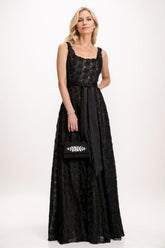 A-Line Maxi Tulle Mother Of The Bride Dress CM0270 - COCOMELODY