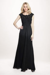 A-Line Maxi Chiffon Mother Of The Bride Dress CM0272 - COCOMELODY