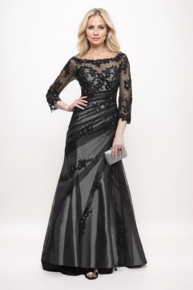 Trumpet-Mermaid Maxi Tulle Mother Of The Bride Dress CM0273 - COCOMELODY