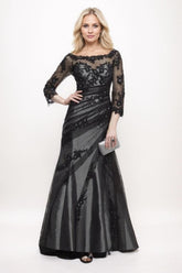 Trumpet-Mermaid Maxi Tulle Mother Of The Bride Dress CM0273 - COCOMELODY