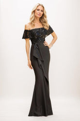 Mermaid Maxi Elastic Cloth Mother Of The Bride Dress CM0298 - COCOMELODY