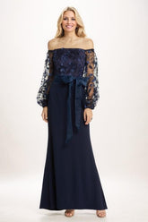 A-Line Maxi Elastic Cloth Mother Of The Bride Dress CM0316 - COCOMELODY