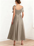 A Line Off The Shoulder Mother Dresses with Bows CM0333
