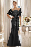 Trumpet 2 Pieces Floor Length Mother of the Bride Dresses CM0370 - COCOMELODY