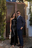 Sheath Column One Shoulder Mother of the Bride Dresses CM0372