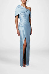 Sheath Column Half Sleeves Floor Length Mother Dresses CM0376 - COCOMELODY