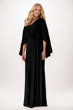 Sheath-Column Maxi Chiffon Mother of the Bride Dresses CM0389
