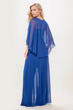 Jumpsuit Maxi Chiffon Mother of the Bride Dresses CM0392