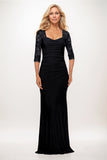 Trumpet-Mermaid Maxi Elastic Cloth Mother of the Bride Dresses CM0395