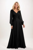 A-Line Maxi Chiffon Mother of the Bride Dresses CM0405