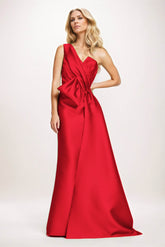 Sheath-Column Maxi Satin Mother of the Bride Dresses CM0410 - COCOMELODY