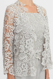 A-Line Floor Length Chiffon Mother of the Bride Dress CM0431