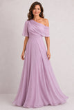 A-Line Floor Length Chiffon Mother of the Bride Dress CM0469