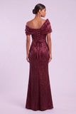 Sheath-Column Floor Length Jacquard Mother of the Bride Dress CM0487