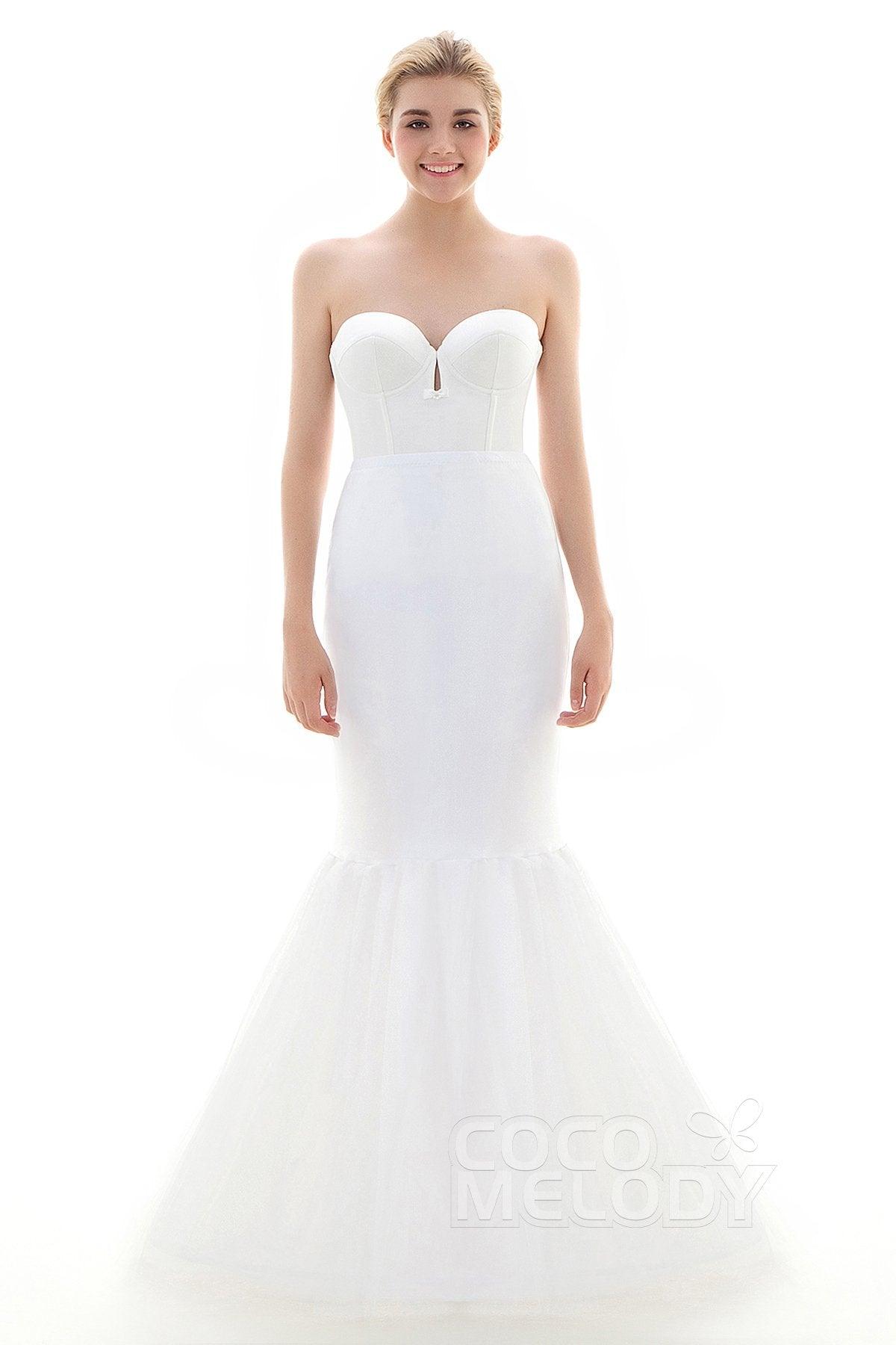 Mermaid Floor-Length 1 Hoop Wedding Petticoats CP0013003 - COCOMELODY