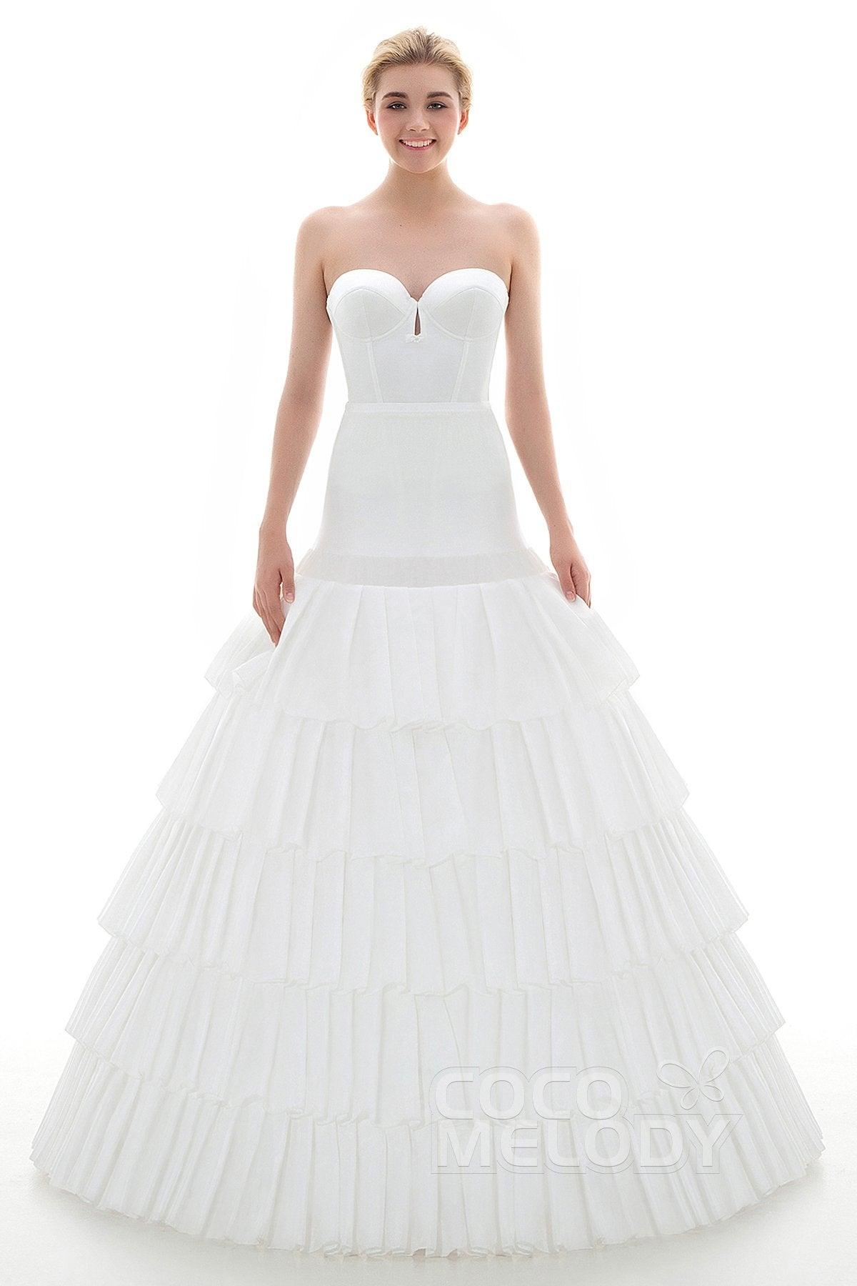 Ball Gown Floor-Length 5 Hoops Wedding Petticoats CP0016004 - COCOMELODY