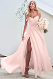 A-Line Court Train Satin Prom Dress CS0423 - COCOMELODY