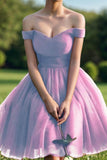 Princess Tea Length Tulle Homecoming Dresses CS0526 - COCOMELODY