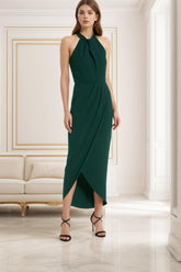 Sheath-Column High-Low Forged Chiffon Graduation Dresses CS0537 - COCOMELODY