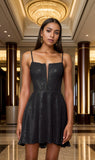 Sheath-Column Short-Mini Sequined Graduation Dresses CS0547 - COCOMELODY