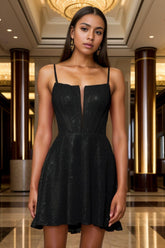 Sheath-Column Short-Mini Sequined Graduation Dresses CS0547 - COCOMELODY