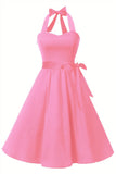 A-Line Knee Length Satin Graduation Dresses CS0559 - COCOMELODY