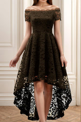 A-Line High-Low Silk-Like Graduation Dresses CS0562 - COCOMELODY