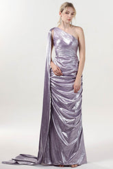 Trumpet-Mermaid Maxi Metallic Formal Dress CS0647 - COCOMELODY