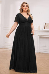A-Line Maxi Polyester Dress CS0688 - COCOMELODY
