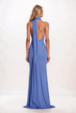 Mermaid Sweep-Brush Train Knitted Fabric Prom Dress CS0697 - COCOMELODY