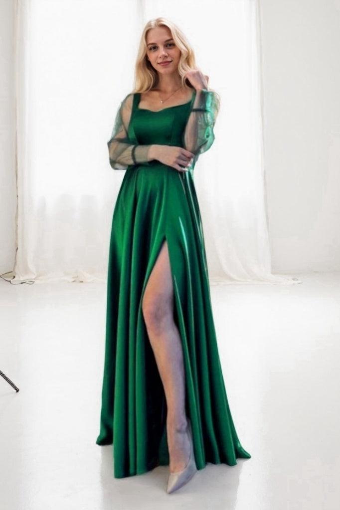 Trumpet-Mermaid Maxi Elastic Silk like Satin Prom Dress CS0698 - COCOMELODY