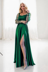 Trumpet-Mermaid Maxi Elastic Silk like Satin Prom Dress CS0698 - COCOMELODY