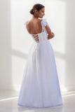 Classic Bow(s) Straps Sweetheart Corset Prom Dresses CS0778 - COCOMELODY