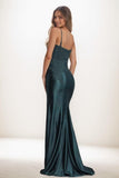 Sweetheart Lace High Split Sweep Train Prom Dresses CS0801 - COCOMELODY