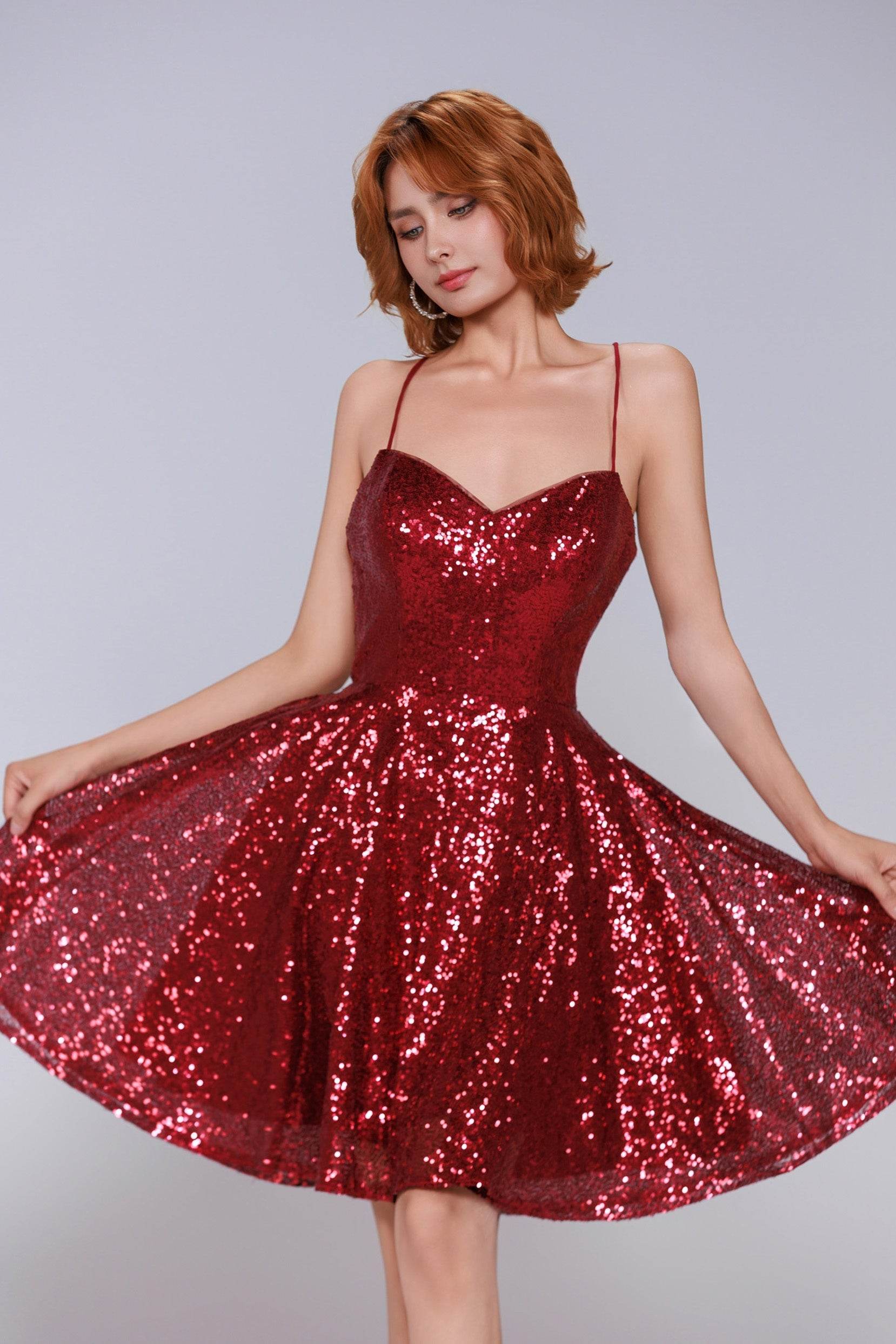 A-Line Sequin Mini Homecoming Dress COCOMELODY CS0983 COCOMELODY EU A-Line Sequin Mini Homecoming Dress COCOMELODY CS0983 COCOMELODY EU