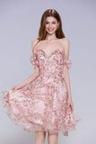A-Line Mini Tulle Homecoming Dress CS1002 - COCOMELODY