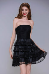 A-Line Mini Tulle Homecoming Dress CS1016 - COCOMELODY
