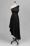 Asymmetrical Maxi Satin Dresses CS1076
