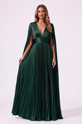 A-Line Floor Length Acetate Satin Special Occasion Dress CS1101