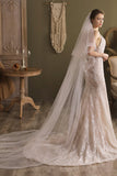 Two-tier Cut Edge Tulle Chapel Veils CV0268 - COCOMELODY