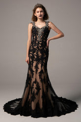 Trumpet-Mermaid Court Train Tulle Wedding Dress CW2332 - COCOMELODY