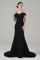 Mermaid Court Train Elastic Cloth Wedding Dress CW2647CR - COCOMELODY