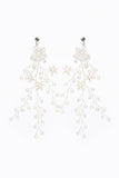 Crystals Pearl Headpiece Earrings Jewelry CY0055 - COCOMELODY
