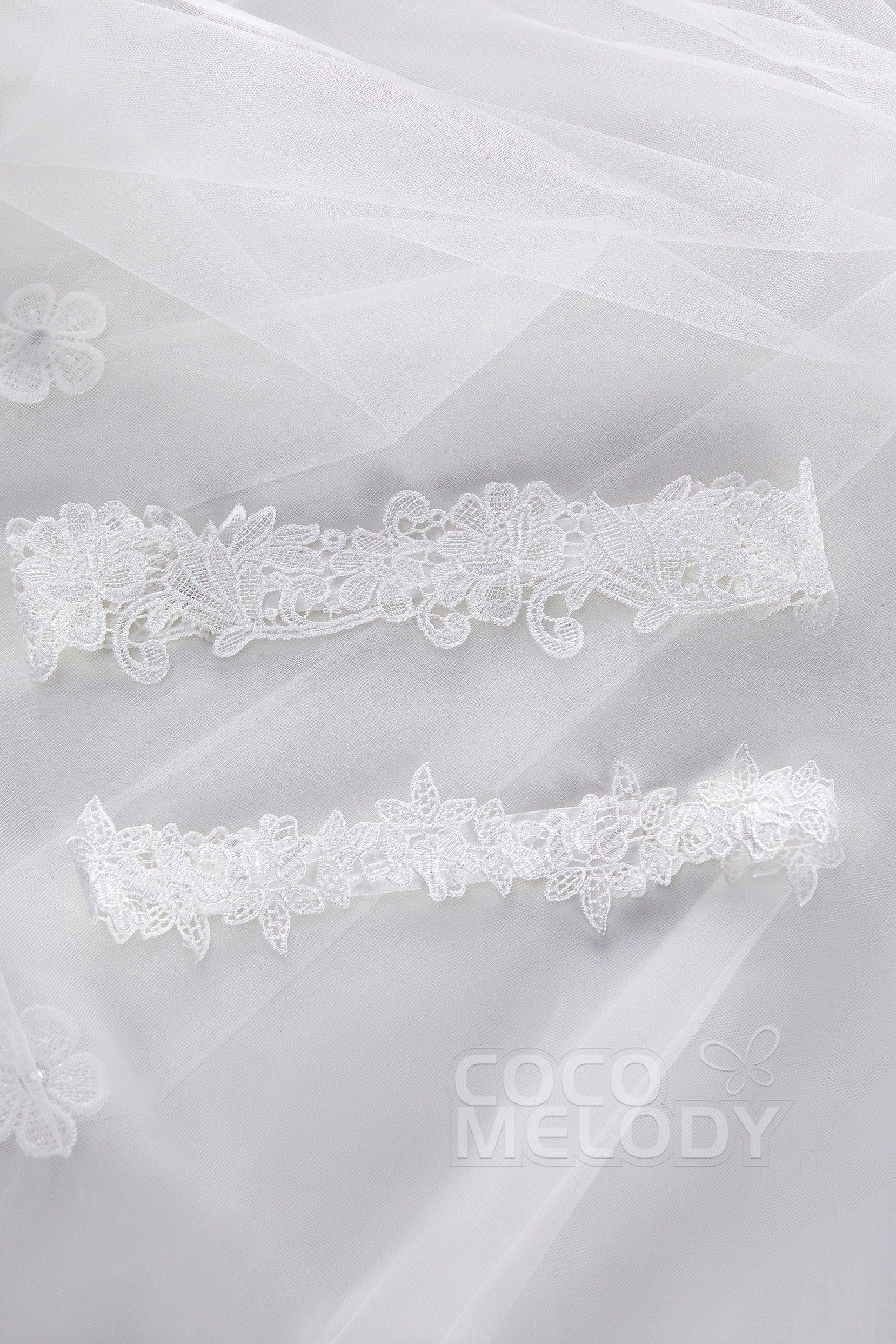 Lace Wedding Garter CZ0190 - COCOMELODY