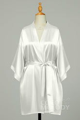 Short Silk-Like Robes CZ0204 - COCOMELODY