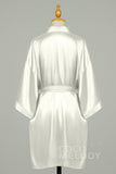 Short Silk-Like Robes CZ0204 - COCOMELODY