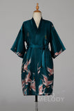 Tea Length Silk-Like Robes CZ0205 - COCOMELODY