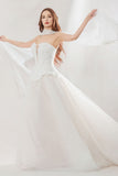 Tulle Shawl with Appliques CZ0338