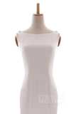 Mermaid Court Train Knitted Fabric Wedding Dress LD5237 - COCOMELODY